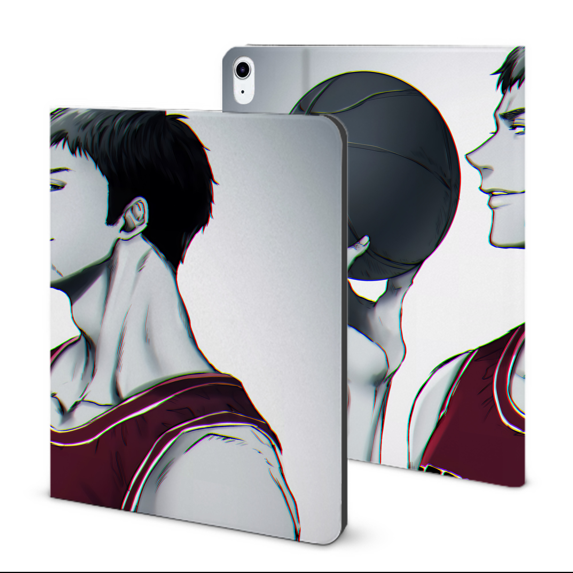 （画像用） SLAM DUNK／スラムダンク IPad ケース ブック型 PUレザー TPU 耐衝撃 軽量 薄型 ペン収納なし 全面保護 IPad 各モデル対応
